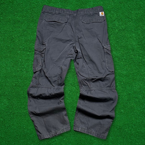 Carhartt Relaxed Fit Grey Baggy Tactical Cargo Pants - Picture 1 of 5